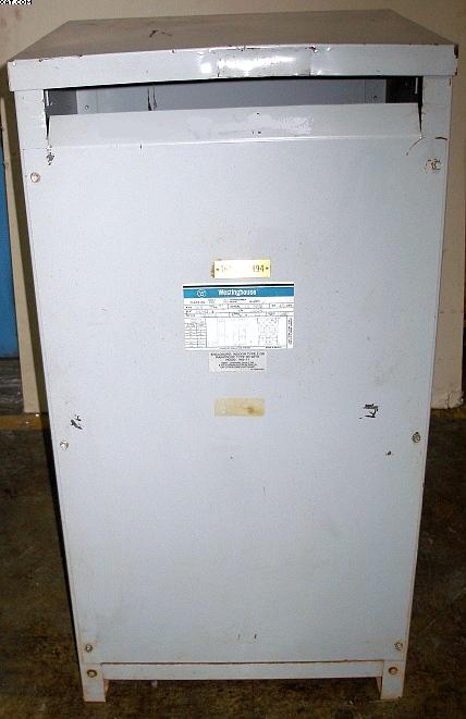 WESTINGHOUSE Step down transformer, 50 kva,